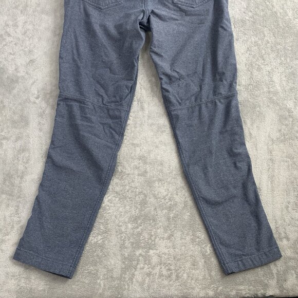 Lululemon ABC Pants Men 31x29” Slim Fit Trouser Tech Canvas Heathered Blue *FLAW - Picture 15 of 16